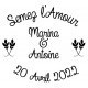 Tampon Mariage Semez L'Amour 5 Cm | Tamporelle tampons français