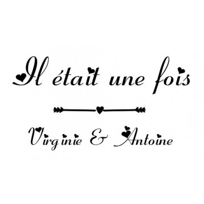 Tampon Il Était Une Fois Mariage à Personnaliser | Tamporelle