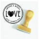 Tampon Stamp Love Saint Valentin à Personnaliser | Tamporelle