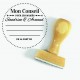 Tampon Rond Conseil Aux Mariés à Personnaliser 5 Cm Tamporelle