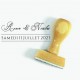 Tampon Mariage En Pointillé | Tamporelle tampons personnalisés