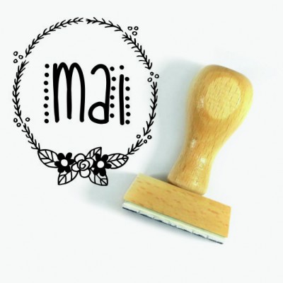 Tampon Mai à Personnaliser 5 Cm | Tamporelle tampons personnalisés