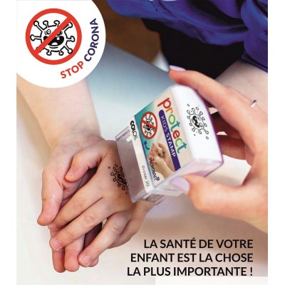Tampon corporel protection enfants contre les virus | Tamporelle
