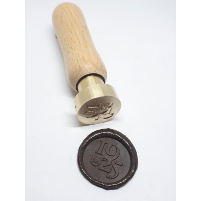 Sceau alimentaire chocolat 30 mm | Tamporelle