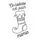Tampon Chaussettes Mamie | Tamporelle tampons personnalisés
