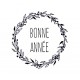 Tampon Bonne Année Couronne | Tamporelle tampons personnalisés