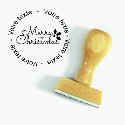 Tampon Merry Christmas | Tamporelle tampons personnalisés
