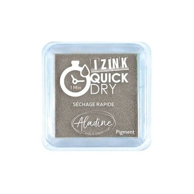 Encre Izink Quick Dry argent 4 Cm x 4 Cm | Tamporelle tampons personnalisés