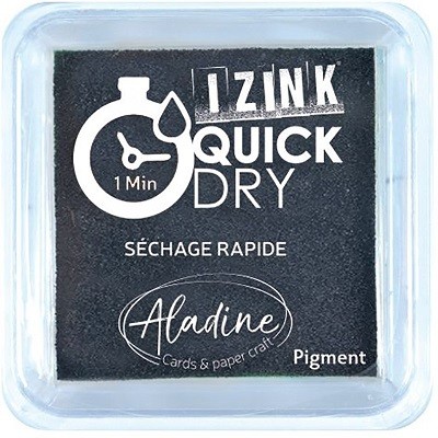 Encre Izink Quick Dry noir 4 Cm x 4 Cm | Tamporelle tampons personnalisés