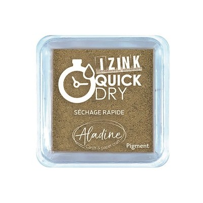 Encre Izink Quick Dry dorée 4 Cm x 4 Cm | Tamporelle