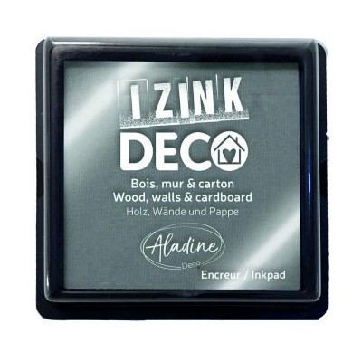 Encre Izink Déco argent  XL pour bois, mur & carton | Tamporelle