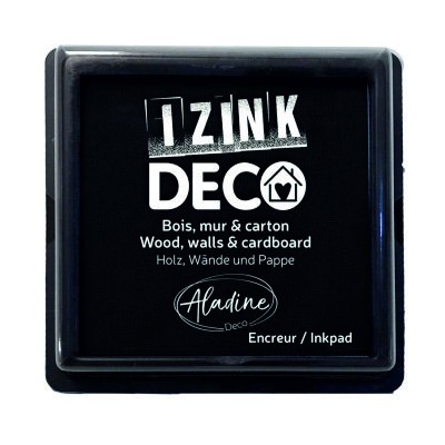 Encre Izink Déco noire XL pour bois, mur & carton | Tamporelle