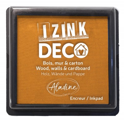 Encre Izink Déco moutarde XL pour bois, mur & carton | Tamporelle
