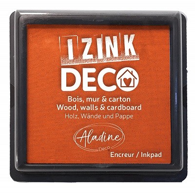 Encre Izink Déco orange XL pour bois, mur & carton | Tamporelle