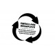 Tampon pour carton message spécial recyclage | Tamporelle