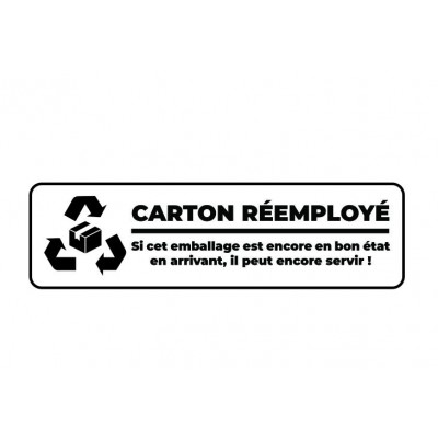 Tampon pour carton à réemployer | Tamporelle