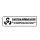 Tampon pour carton à réemployer | Tamporelle