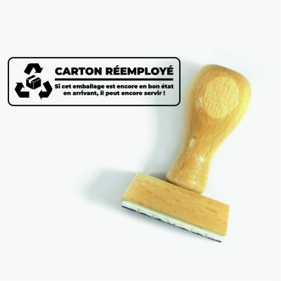 Tampon pour carton à réemployer | Tamporelle