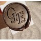 Sceau alimentaire chocolat 25 mm | Tamporelle