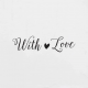 Tampon formule n°6 "With love" 70x20mm