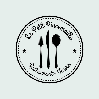 Tampon Logo Restaurant à Personnaliser 50x50mm  | Tamporelle