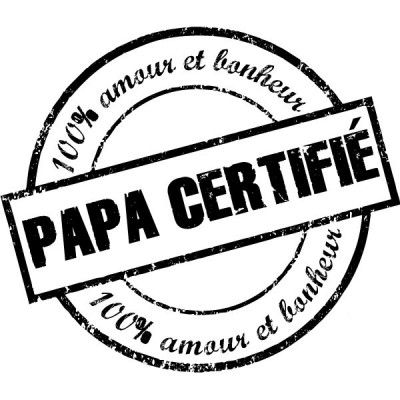 Tampon personnalisé fête des pères