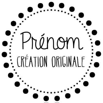 Tampon couture prénom à personnaliser Tamporelle