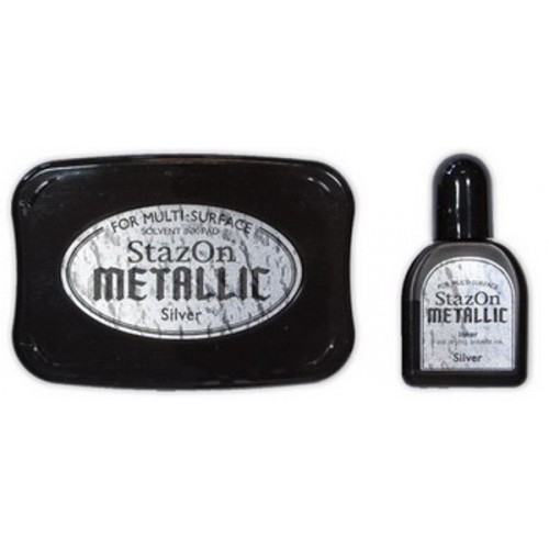 Stazon metallic silver
