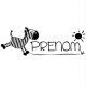 Tampon zèbre prénom à personnaliser Tamporelle