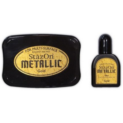 Stazon metallic gold