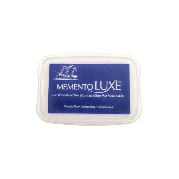 Encre Memento Luxe danube bleu 9 cm x 6 cm Tsukineko Encre Memento Luxe danube bleu 9 cm x 6 cm Tsukineko