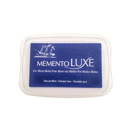 Encre Memento Luxe danube bleu 9 cm x 6 cm Tsukineko