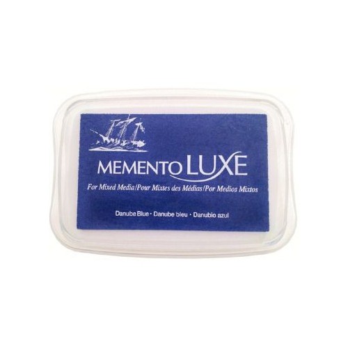 Encre Memento Luxe danube bleu 9 cm x 6 cm Tsukineko