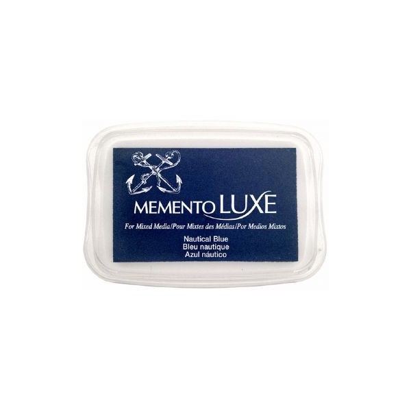 Encre Memento Luxe bleu nautique 9 cm x 6 cm Tsukineko Encre Memento Luxe bleu nautique 9 cm x 6 cm Tsukineko