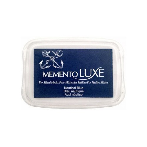Encre Memento Luxe bleu nautique 9 cm x 6 cm Tsukineko