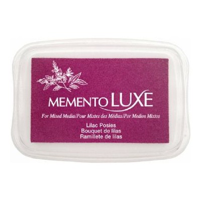 Encre Memento luxe bouquet de lilas 9 cm x 6 cm Tsukineko