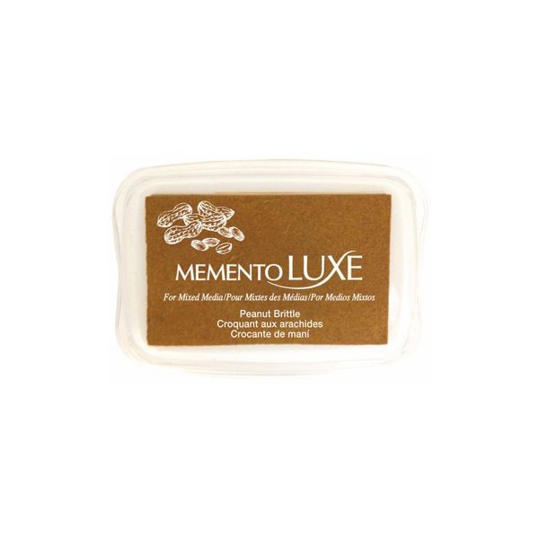 Encre Memento luxe croquant aux arachides 9 cm x 6 cm Tsukineko Encre Memento luxe croquant aux arachides 9 cm x 6 cm Tsukineko