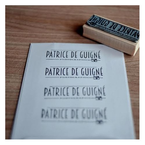tampon encreur personnalisé carré