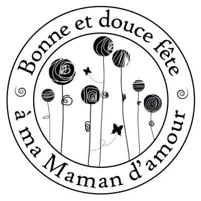 Tampon personnalisé fête des mères