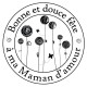 Tampon personnalisé fête des mères
