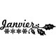 Tampon janvier à personnaliser 