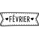 Tampon février à personnaliser 