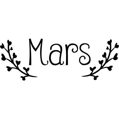 Tampon mars à personnaliser 