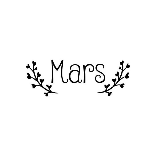Tampon mars à personnaliser Tampon mars à personnaliser