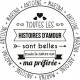 Tampon citation Saint Valentin personnalisé