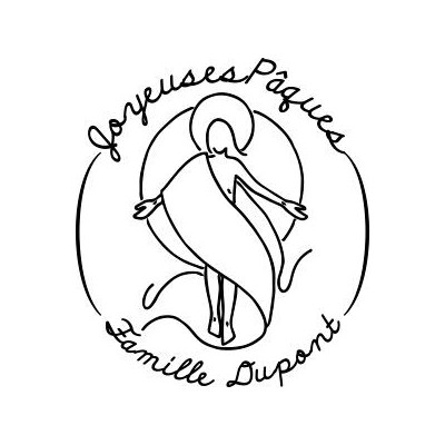 Tampon paques ressurection 