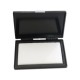 Encre plastique, bois vernis, verre, cuir