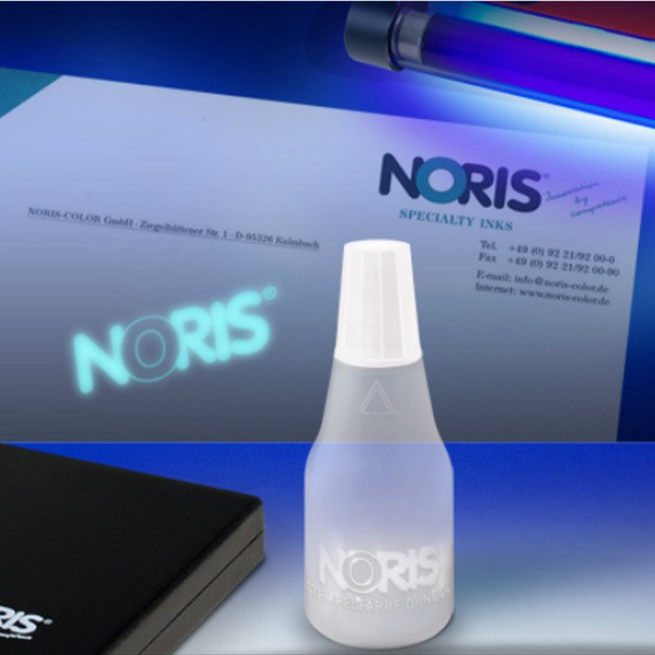 Encre Pour Tampon Noris Rouge 250ml - À Base D'eau, Pour Tampon Encreur Standard
