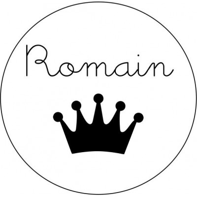 Tampon couronne à personnaliser 