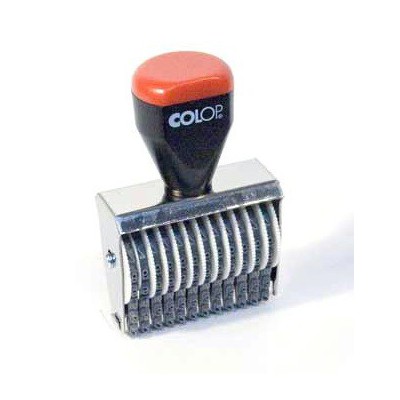 Numéroteur 12 bandes 3 mm Colop